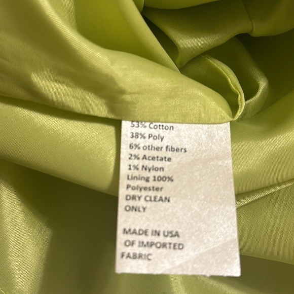 Sara Campbell Duchessa Green Tweed Sleeveless Shift Dress Sz 2 Preppy Old Money - Picture 8 of 8